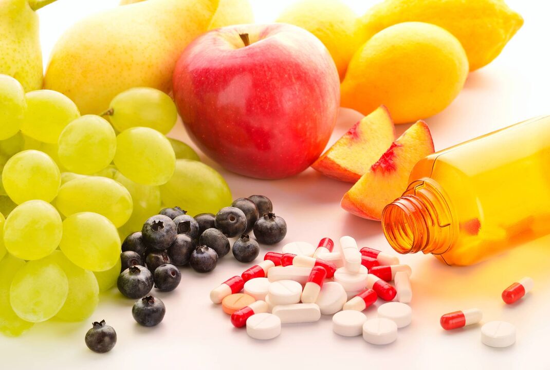 βιταμίνες και συμπληρώματα διατροφής για τη θεραπεία της προστατίτιδας